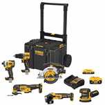 Zestaw 6 NOWYCH narzędzi w walizce DEWALT 20V MAX i XR z USA. Oryginał