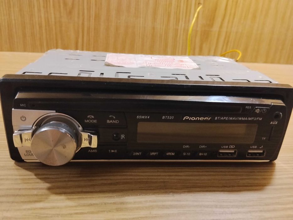Автомагнітола Pioneer BT-520 USB AUX Bluetooth 65Wx4