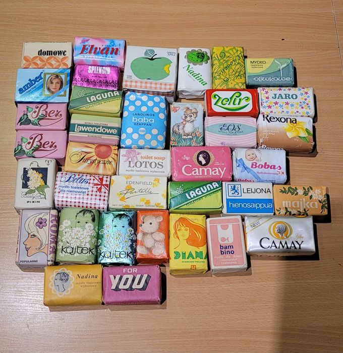 Mydełka kolekcjonerskie PRL