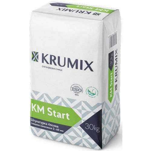 Шпатлевка KRUMIX старт и финиш. Как KNAUF Rotband, MP75. Сухие смеси.