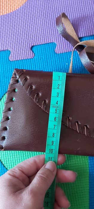 Torebka damska męska skórzana prl vintage