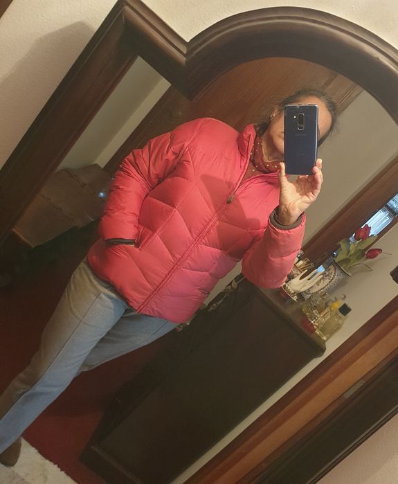 Casaco 100% penas Wed'ge