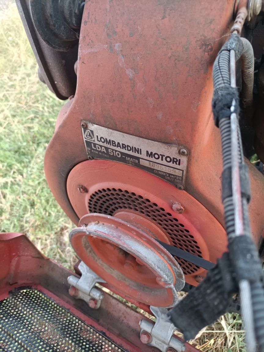 Motocultivador  com motor de arranque e alternador