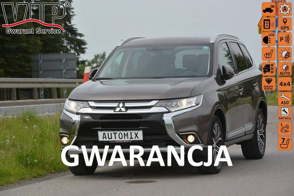 Mitsubishi Outlander 2.2 DID nawi 7 osobowy kamera cofania skóra gwarancja przebiegu 4x4