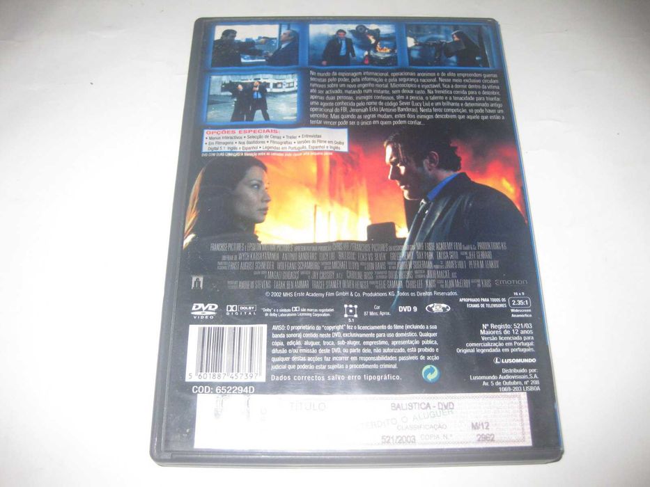 DVD "Balística" com Antonio Banderas