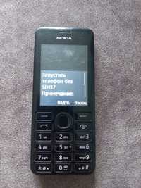 Кнопковий мобільний Nokia 206 на 2 сім карти.
