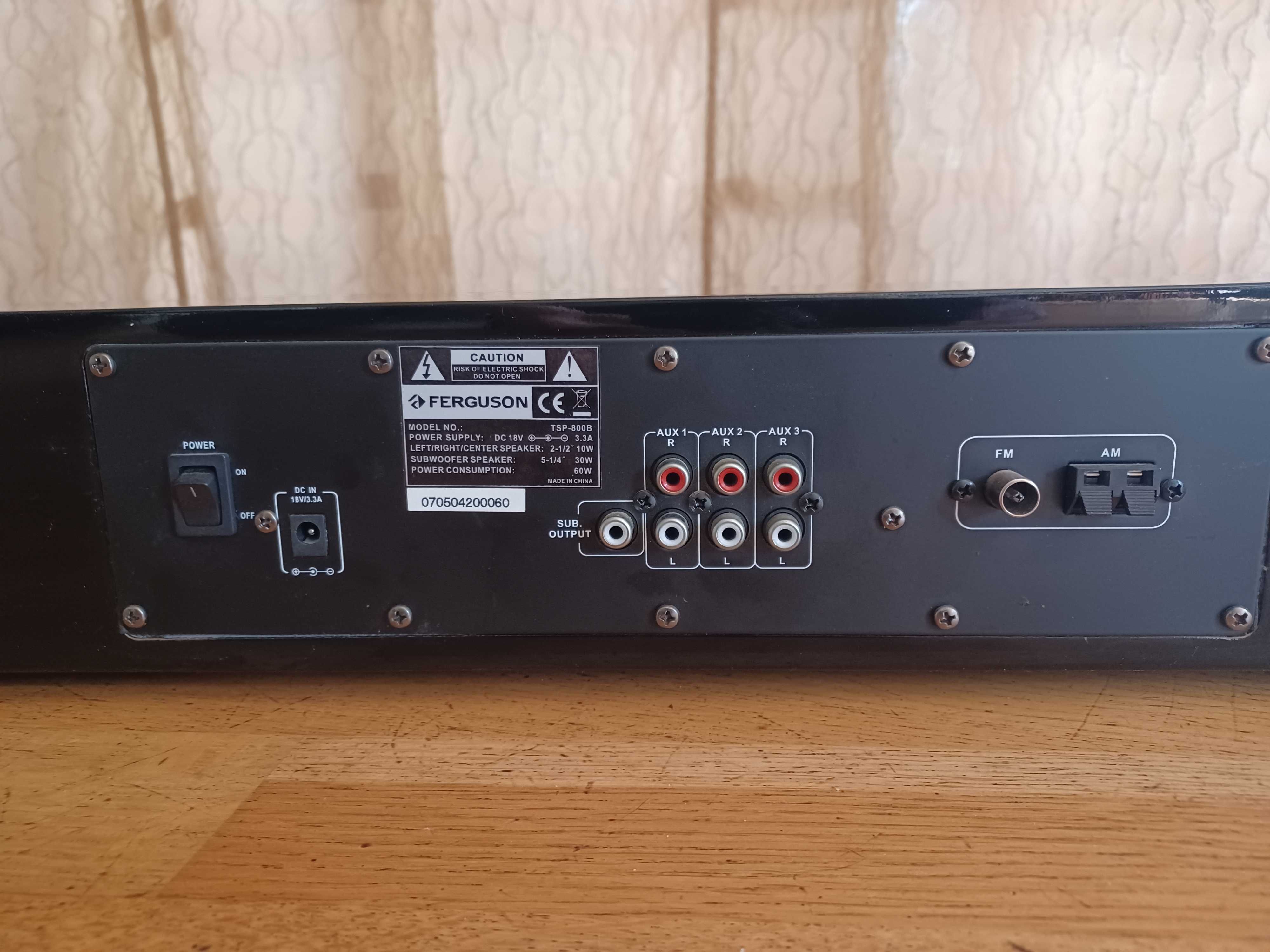 Soundbar FERGUSON TSP 800B z pilotem
