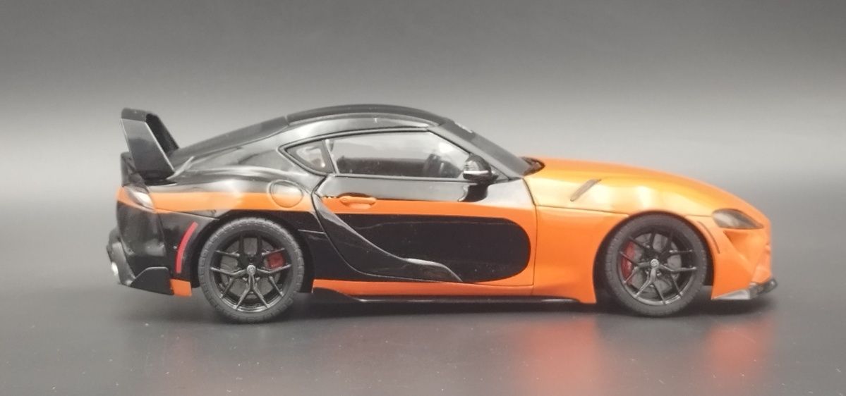 1:18 Solido Toyota GR Supra Streetfighter 2024 Orange Black