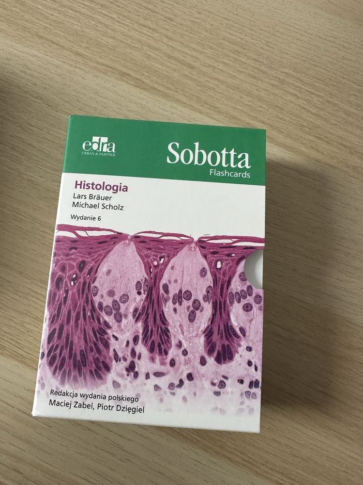 Sobotta fiszki - histologia