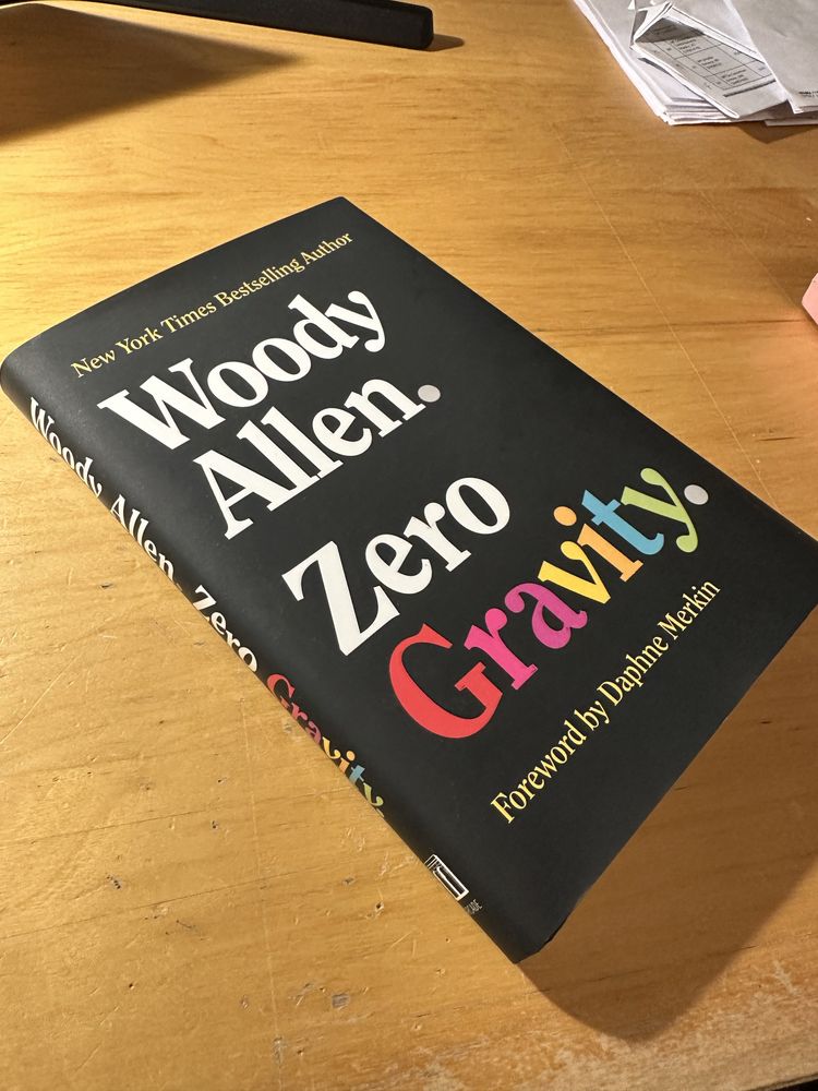 Livro Zero Gravity, Woody Allen (Capa Dura)