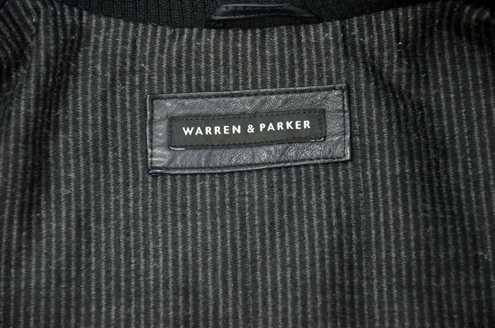 Warren & Parker, 100% натуральна шкіряна куртка, бомбер