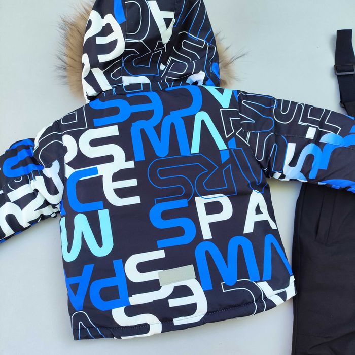 Зимовий термо комбінезон дитячий роздільний теплий мембрана на флісі