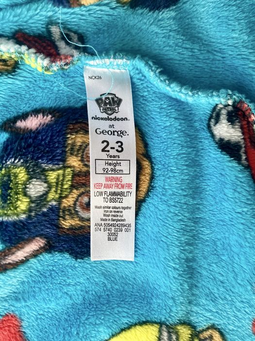 Szlafrok polarowy Psi Patrol Chase, 92-98 cm