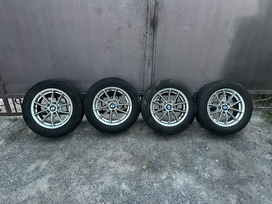 Продам диски з зимовою резиною 205/60/16 5/120 бмв ф10 f30 e90 оріг