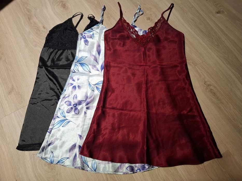 3 sztuki halek satynowych