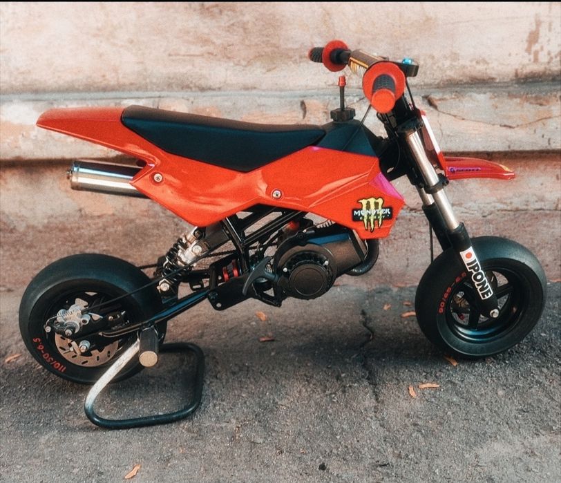 Детский мини байк 65сс  Super Motard