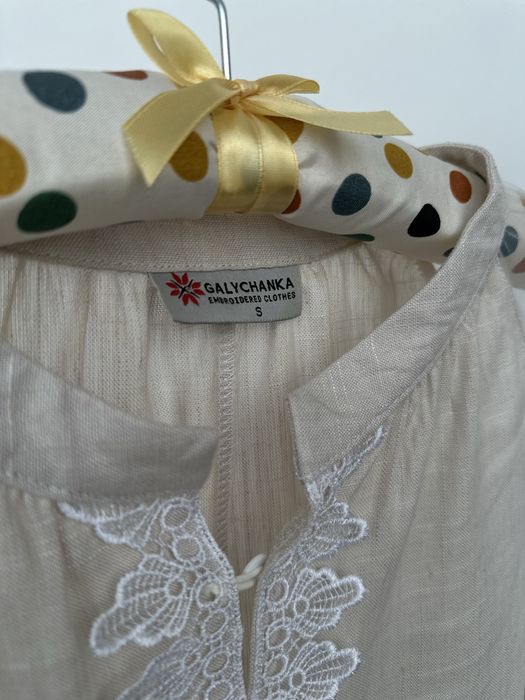 Вишиванка з льону, машина вишивка хс, с