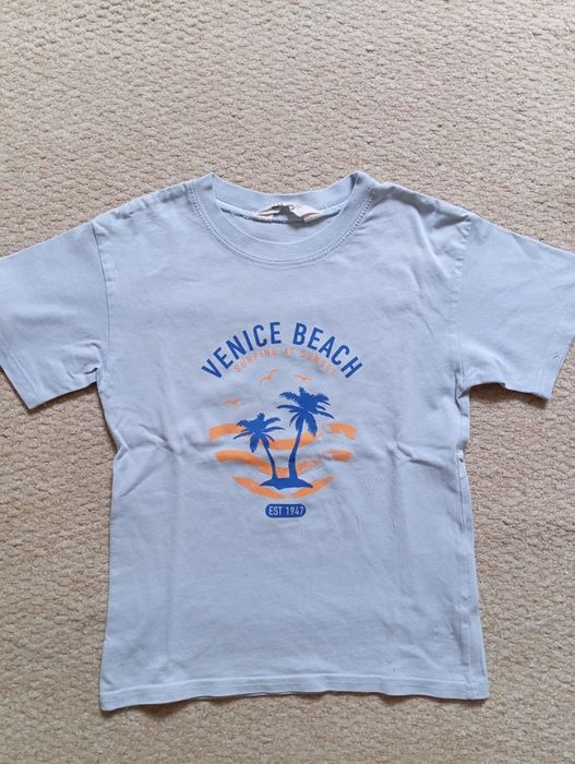 Dwie koszulki chłopięce, t-shirty, H&M, Pepco, 104 cm, 3-4 lata