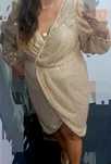 Sukienka plus size wesele cekiny 48 50 52