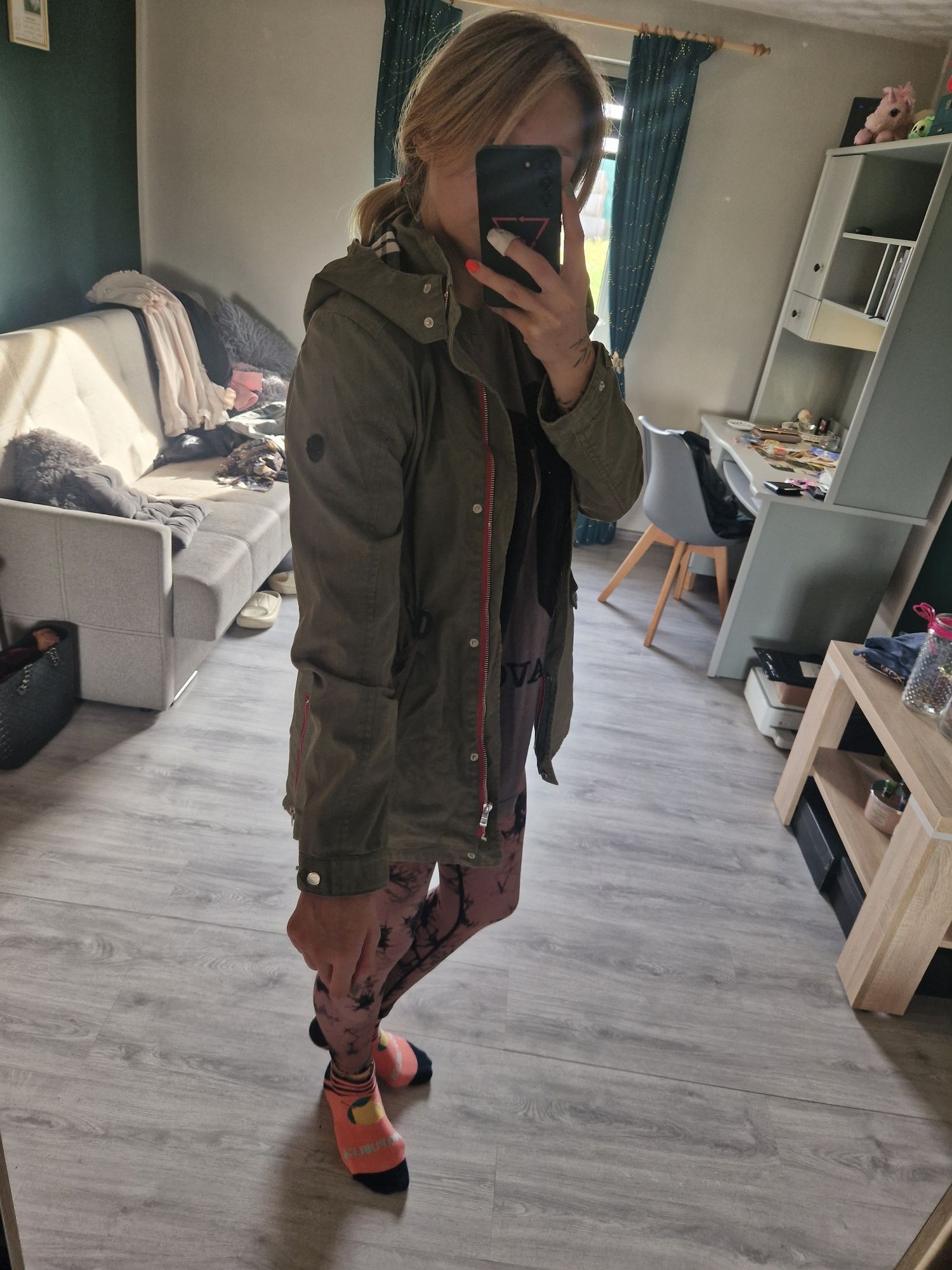 Parka z kapturem Andżela