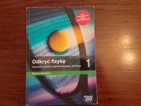 Podręcznik szkolny odkryć fizykę 1