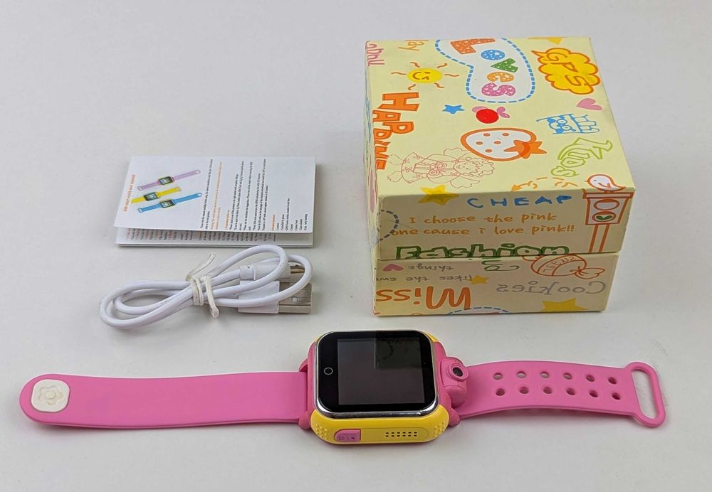 Смарт годинник дитячий з gps-трекером зі зв'язком (SIM карта), камерою