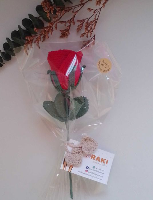 Rosa Glasse em crochê