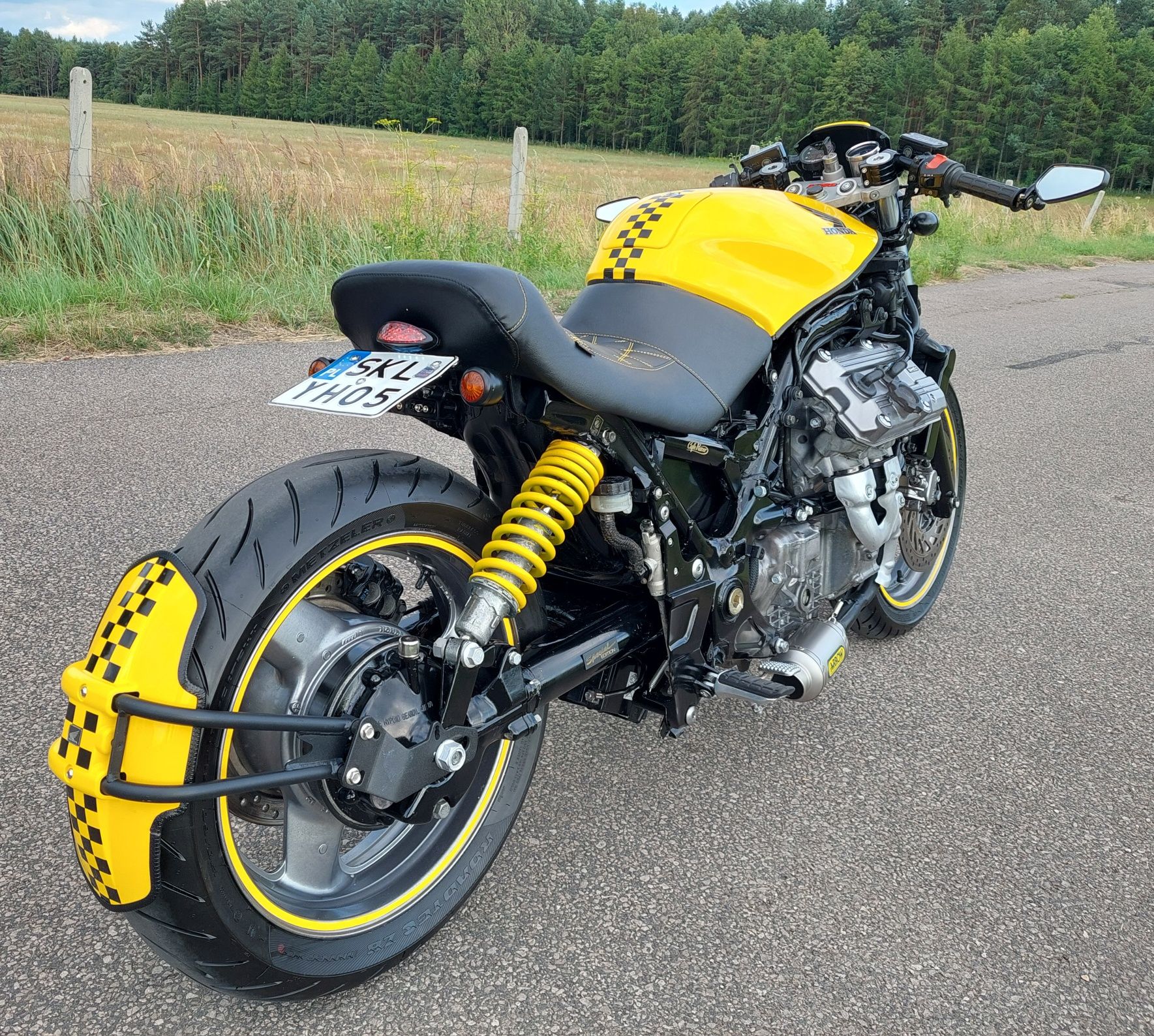 Honda st1100, silnik v4, custom, street, cafe racer, kozak