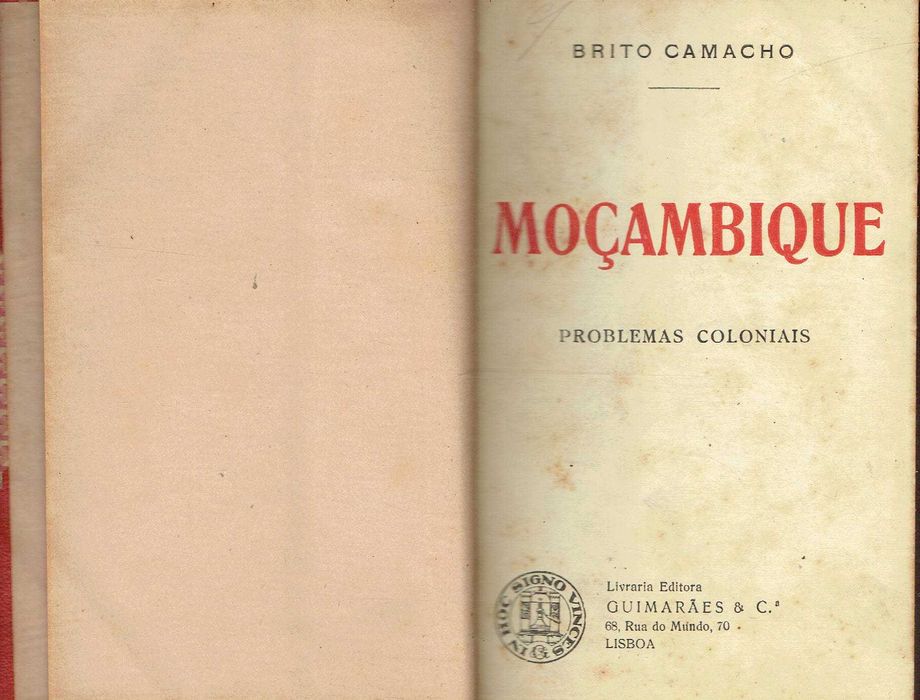 14002

Moçambique : problemas coloniais 
Brito Camacho.