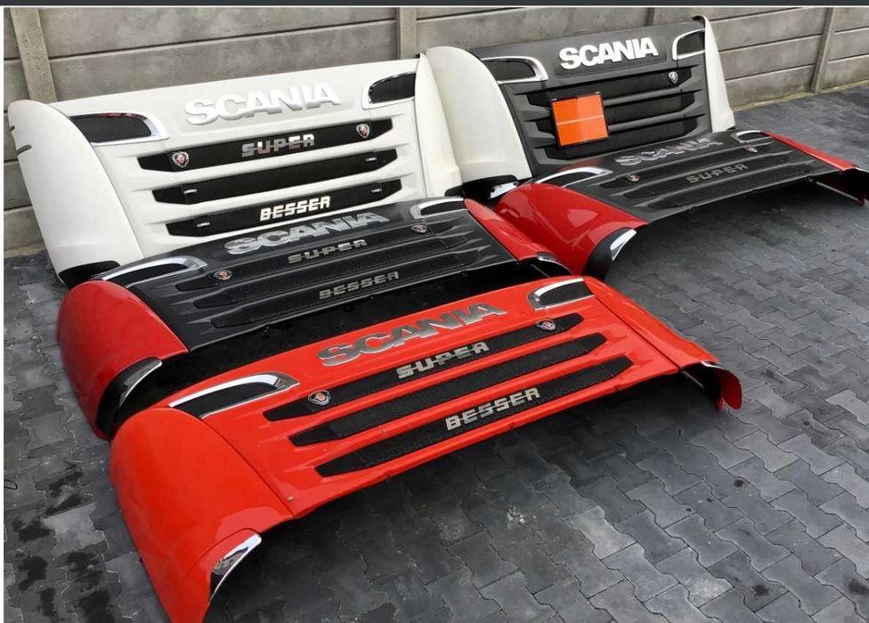 SCANIA R S X СКАНИЯ все модели бампер передний, боковый  б/у, разборка