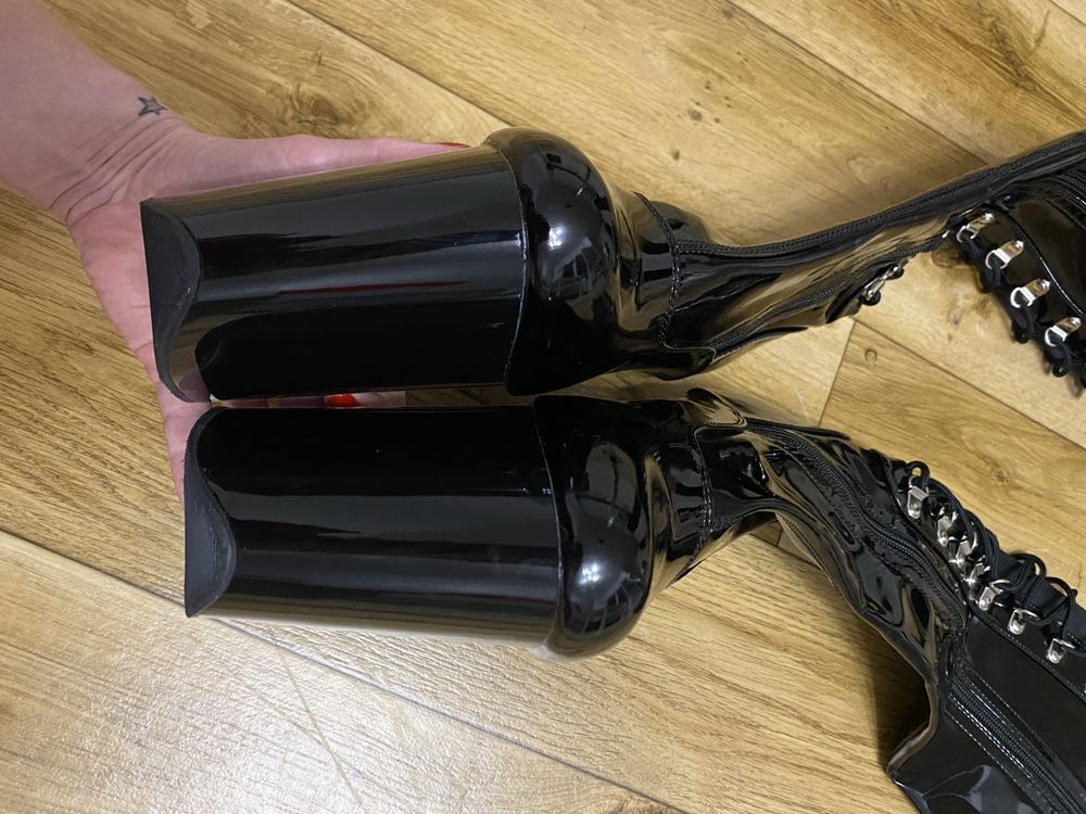 Kozaki Pleaser 3063 r. 39 czarne Exotic Pole Dance , Flamingo