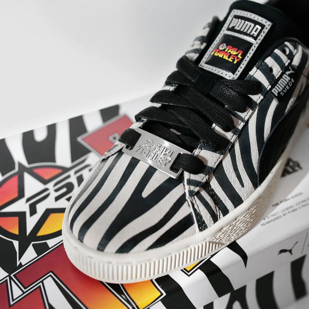 PUMA x Paul Stanley (Kiss) - sapatilha Puma Suede 50 anos