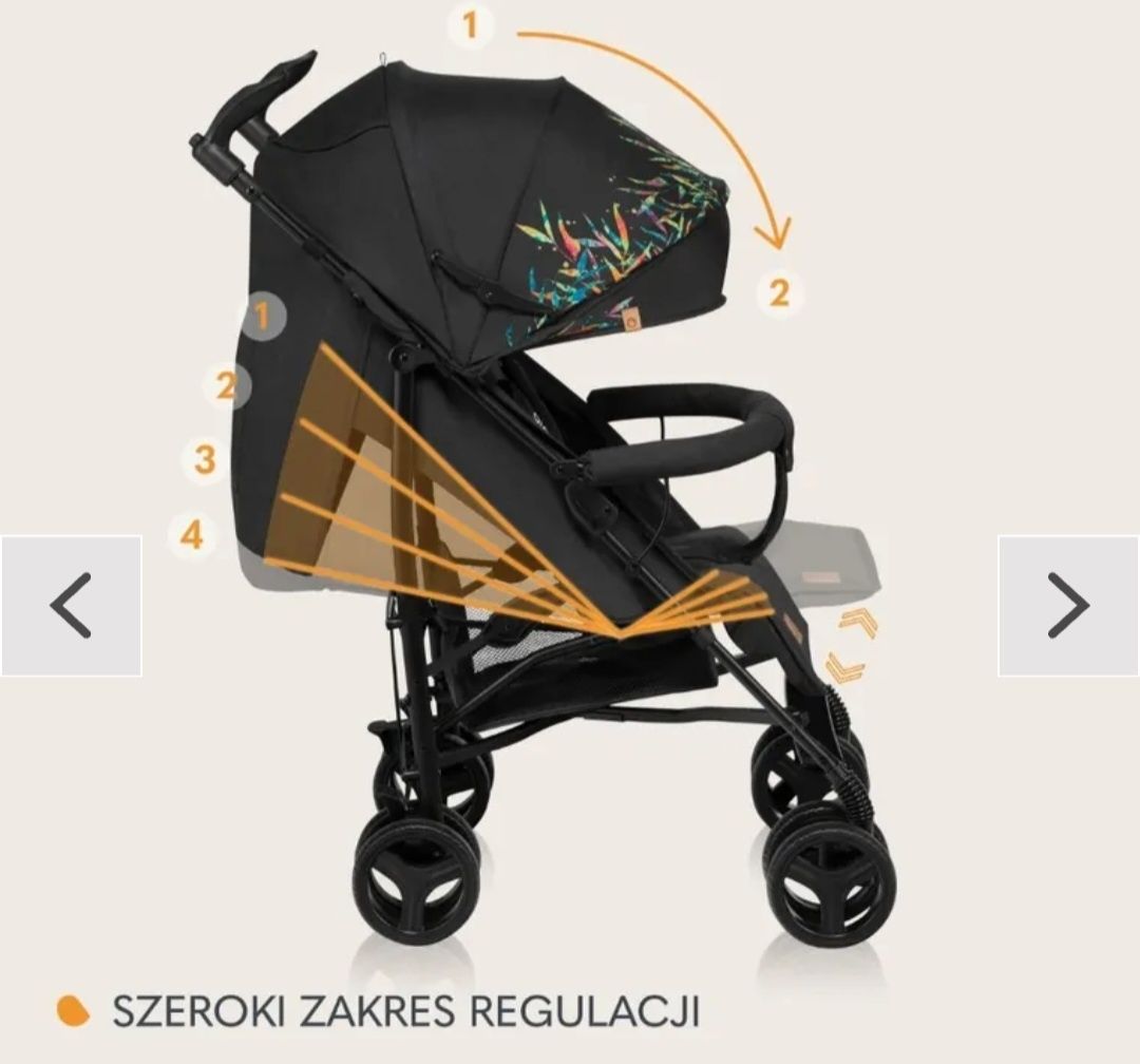 Wózek spacerowy,  spacerówka, parasolka , stan idealny.  Lionelo.