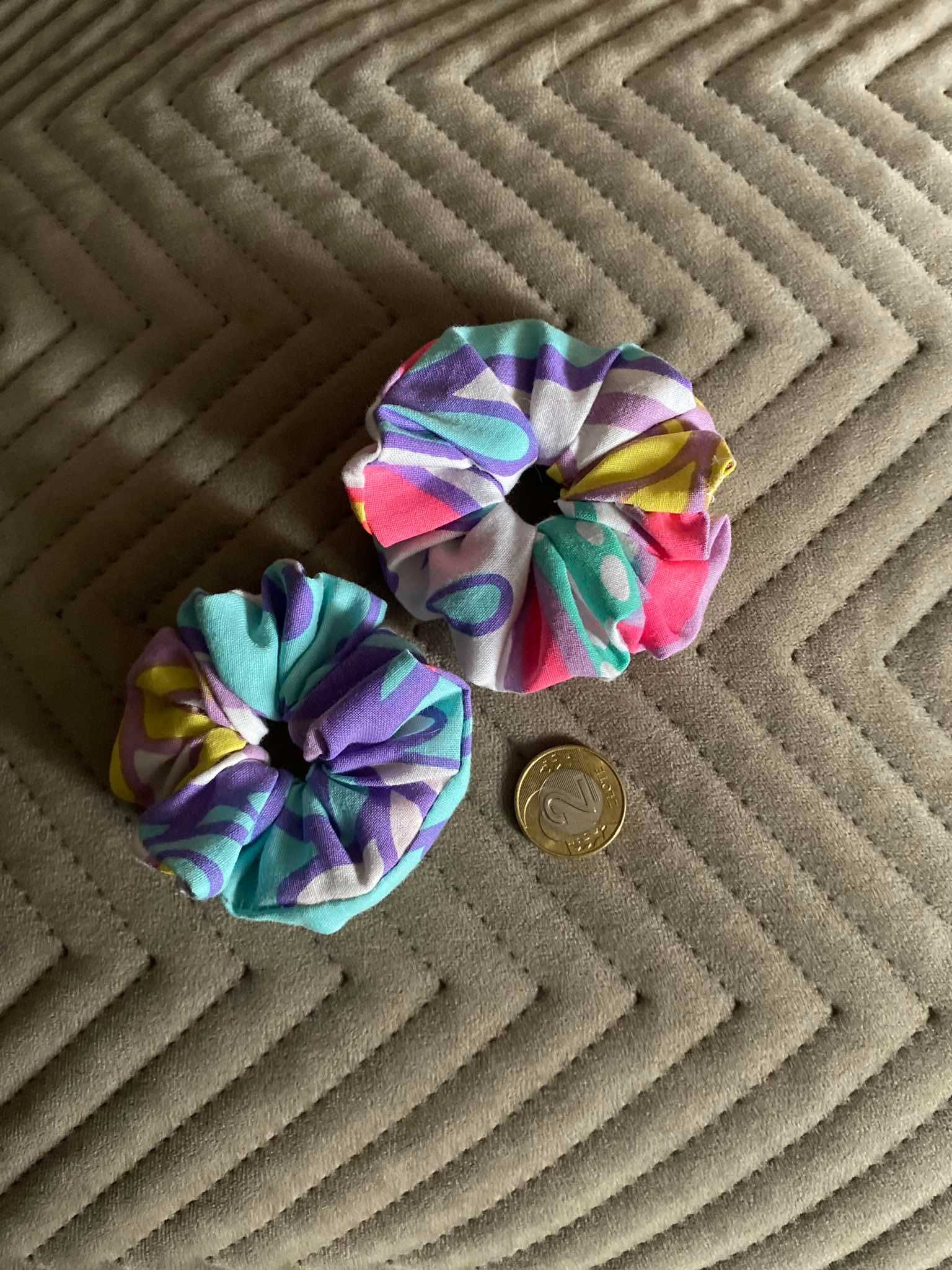 Zestaw gumek Scrunchie i spinek