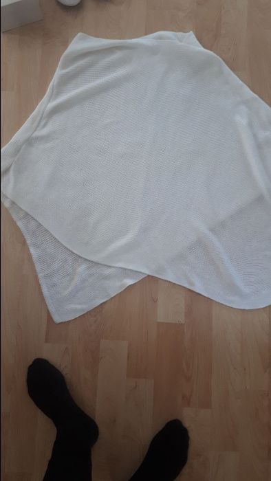 sukienka (alba) komunijna z butami i ponchem