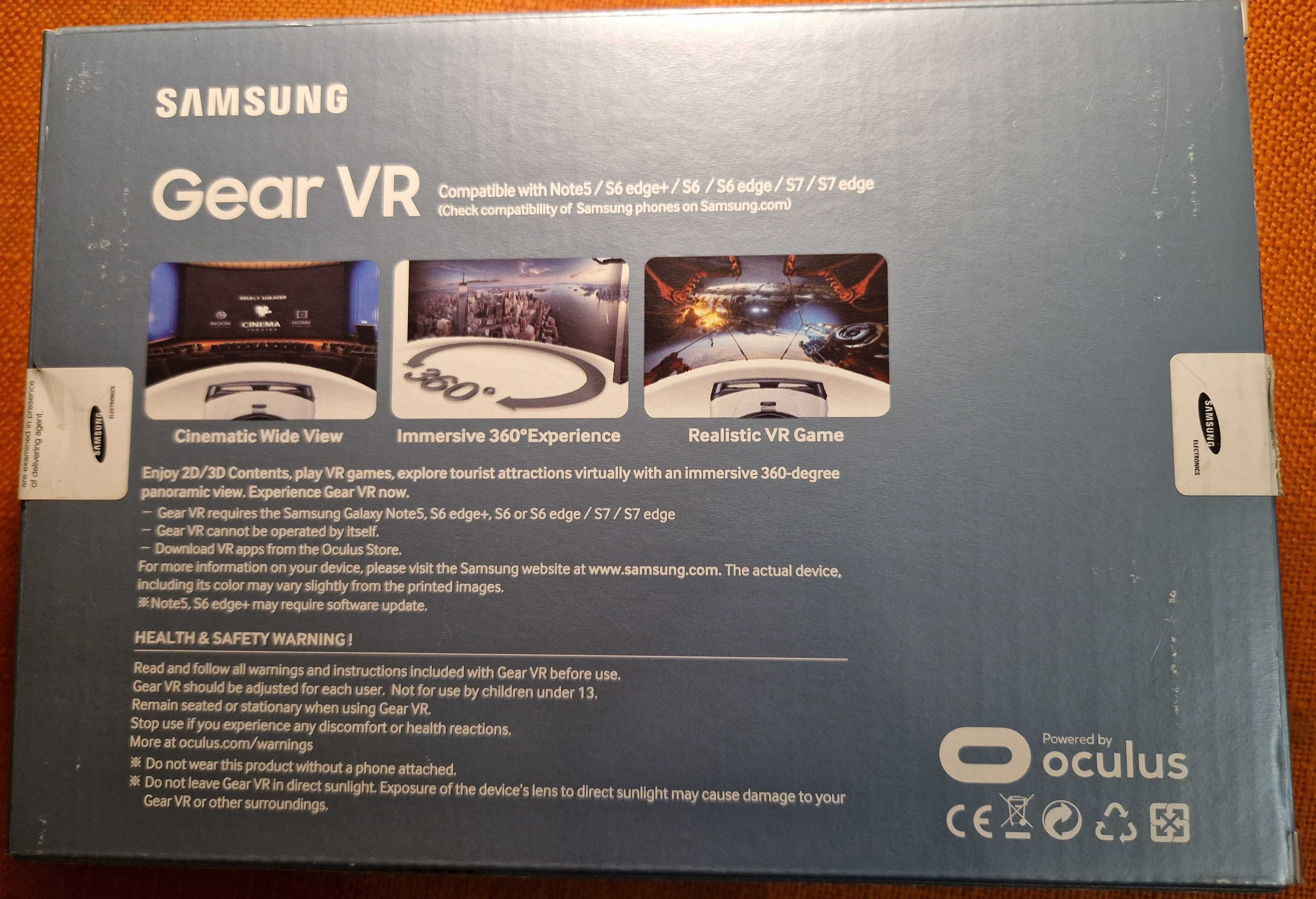 Окуляри віртуальної реальності нові Samsung Gear VR (SM-R322)