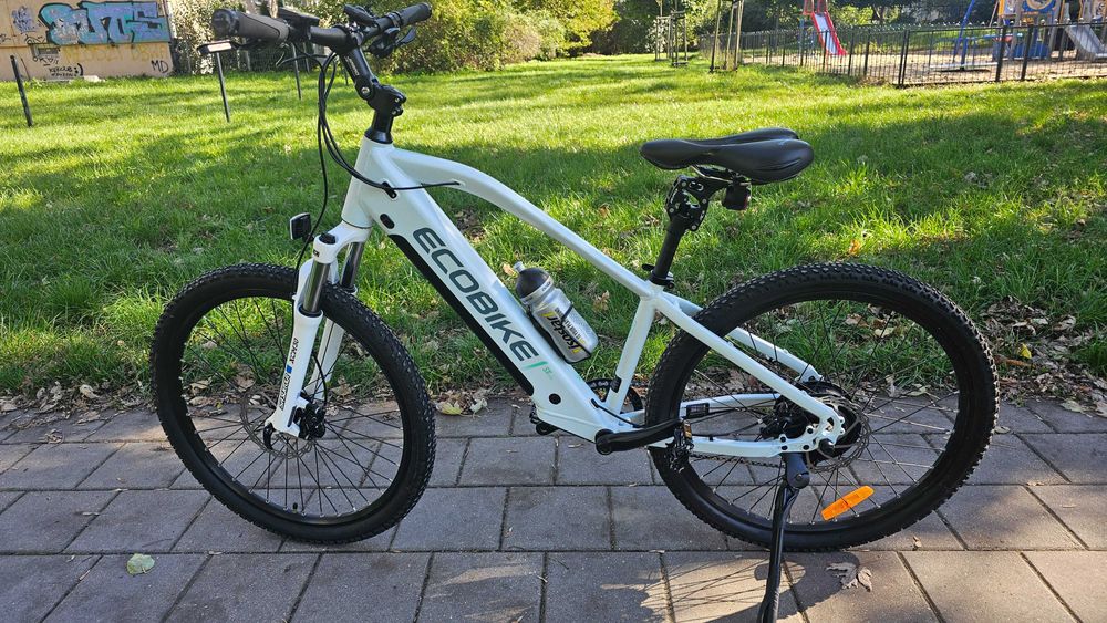 Ecobike sx youth white dla dzieci rama 14 koła 26 cali  bateria 16 Ah