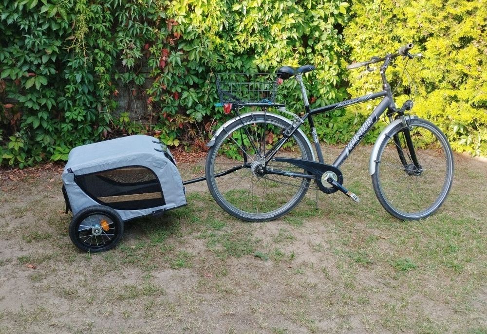 Przyczepka rowerowa dla zwierząt vidaXL