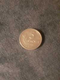 Moneta 5gr. z 1968 r. Ze znakiem mennicy