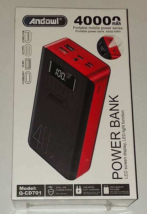 POWER BANK 40000 mAh Novo