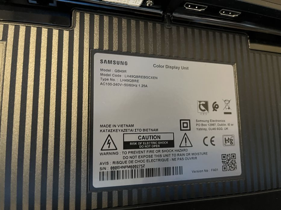 Monitor 49” Samsung Smart 4K Ultra HD QB49R (LH49QBREBGCXEN) idealny