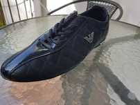 Skórzane buty pikowane rozm. 42