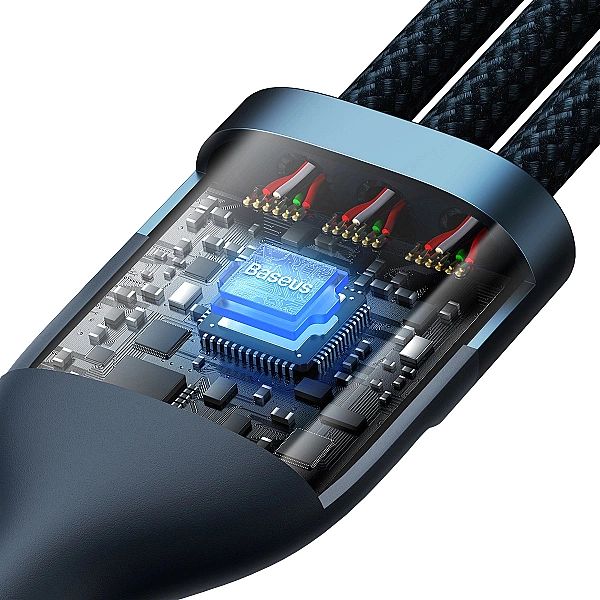 Baseus Flash Series II kabel USB - USB Typ C / Lightning / micro USB 1