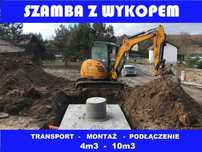 Szamba betonowe z Wykopem, Zbiornik na deszczówkę KOMPLEKSOWO