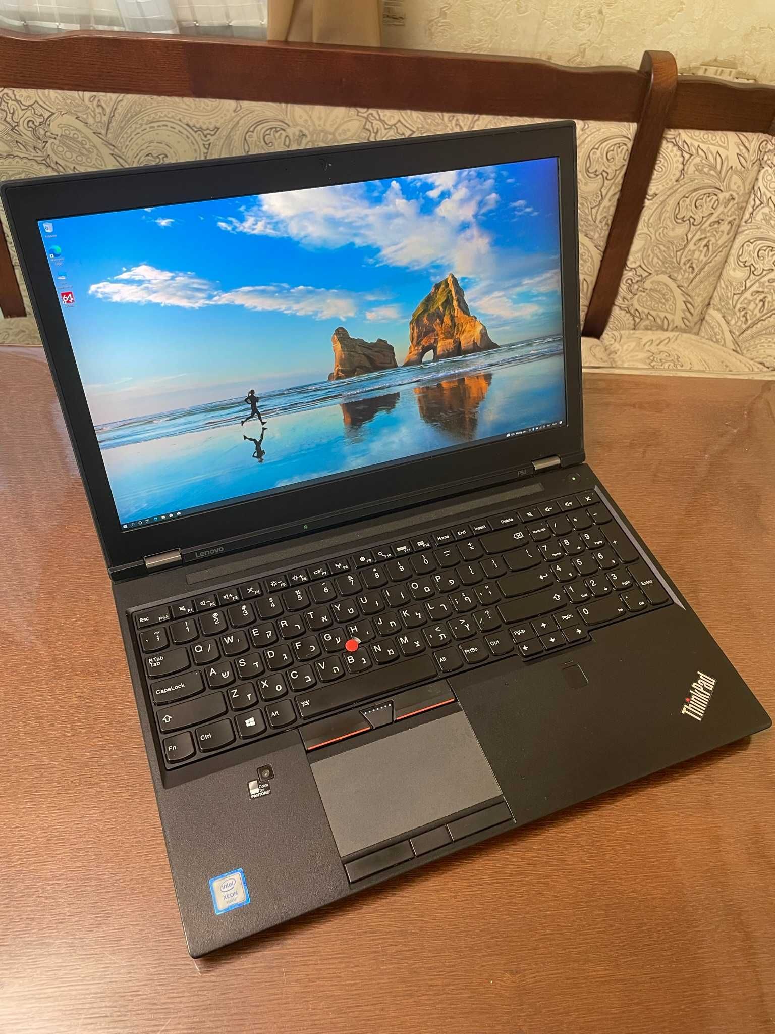 Ноутбук 15" FHD IPS Lenovo Thinkpad P51 (i7-7820HQ/16/256/M2200)