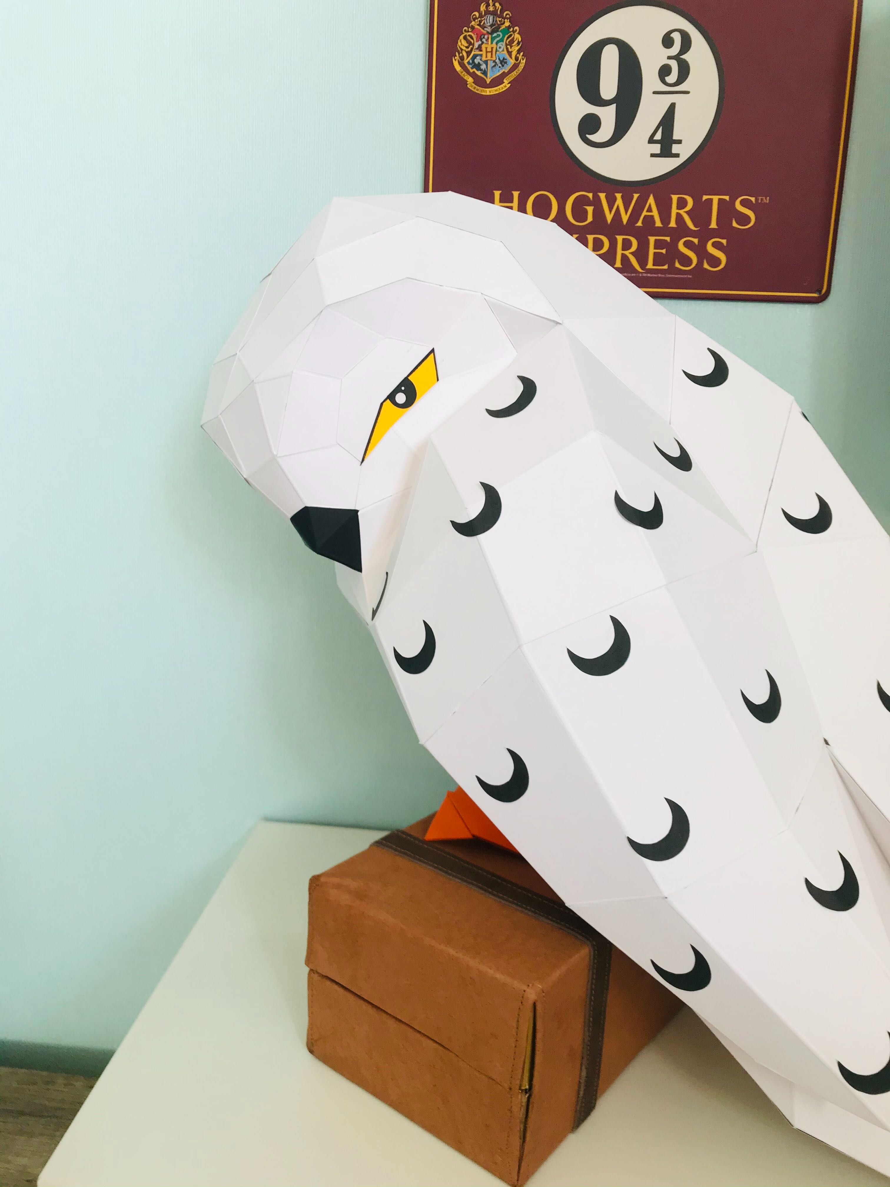 Papercraft Modelo 42 - Hedwig Harry Potter