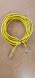 Cabo de Rede Cat 6 com  fichas Rj45 comprimento 5 metros