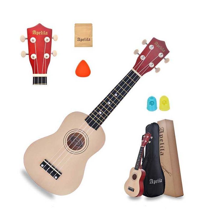 Укулеле сопрано (гавайська гітара) APELILA (Комплект). Знижка -13%