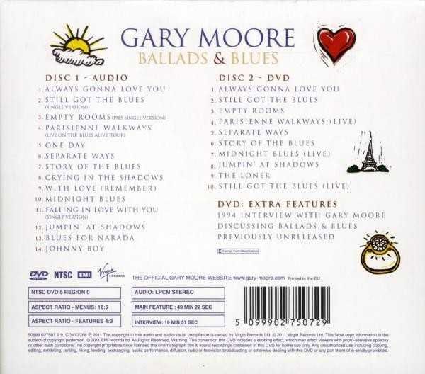 Gary Moore - Ballads and Blues CD + DVD