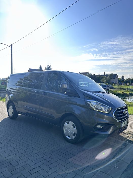 Ford Transit Custom 9 osobowy długi 2.0 130 KM 2018r, 1 właściciel